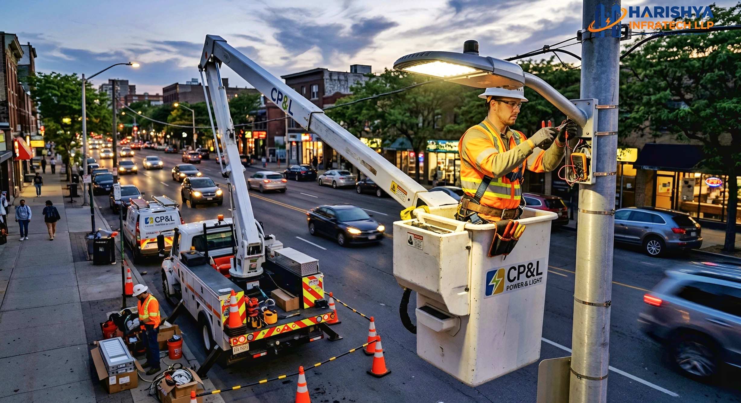 LED Street Lighting and Power Maintenance